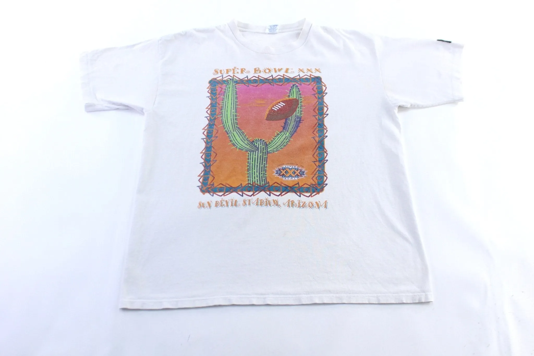 1996 SuperBowl Sun Devil Stadium Arizona Starter T-Shirt