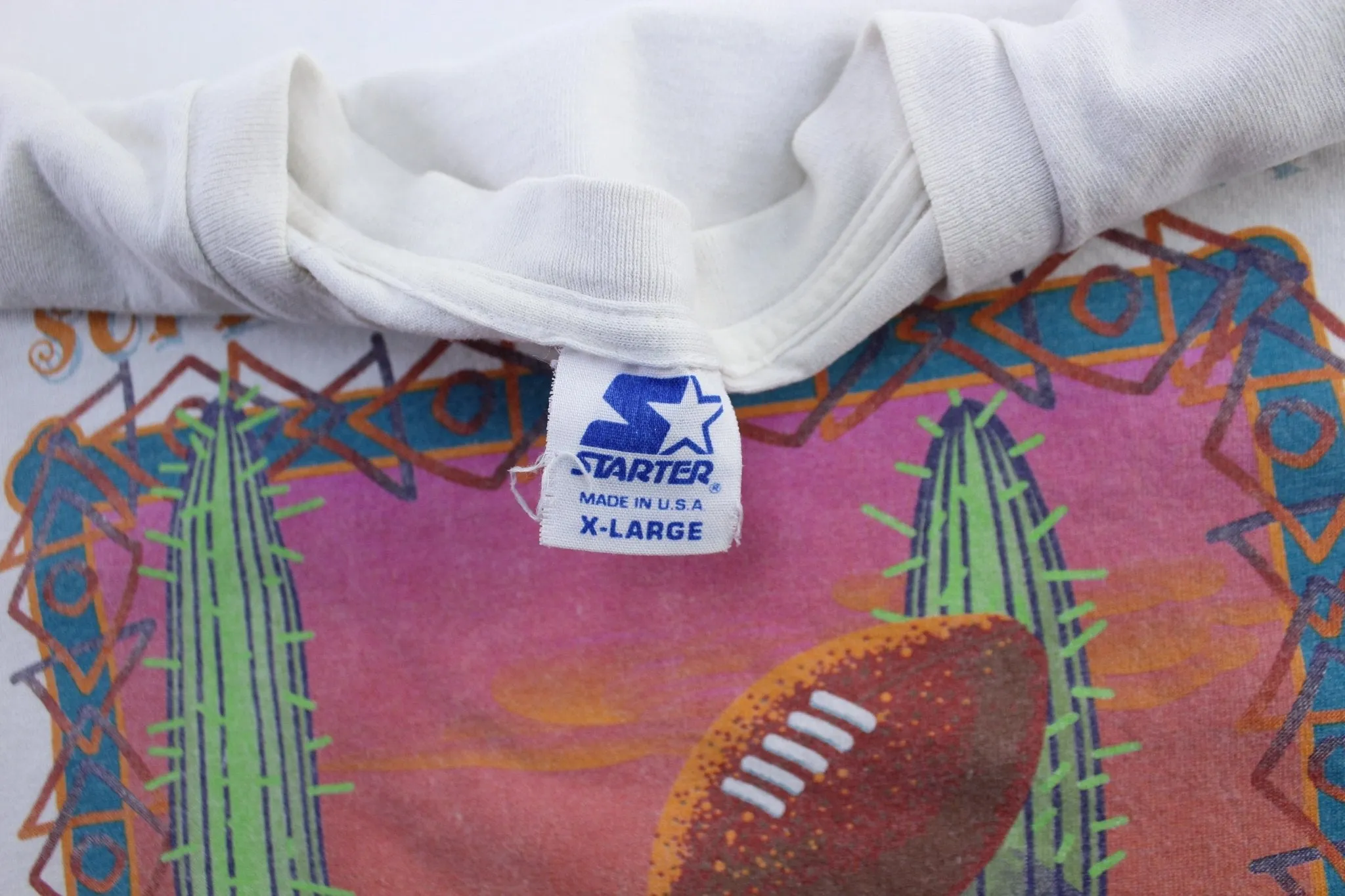 1996 SuperBowl Sun Devil Stadium Arizona Starter T-Shirt