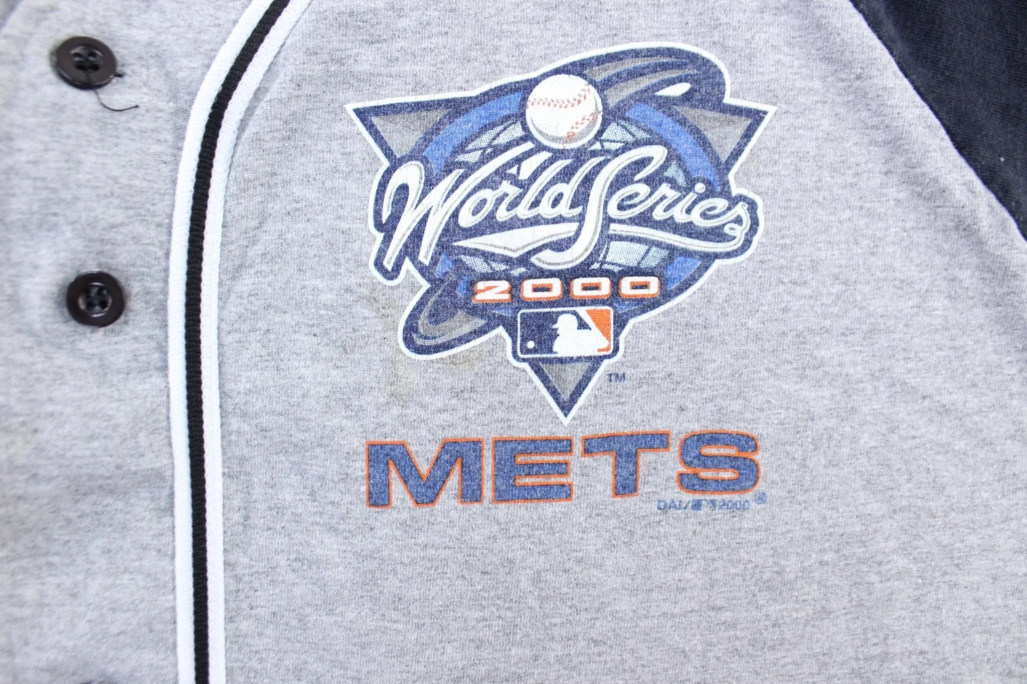 2000 New York Mets Mike Piazza World Series Baseball Jersey