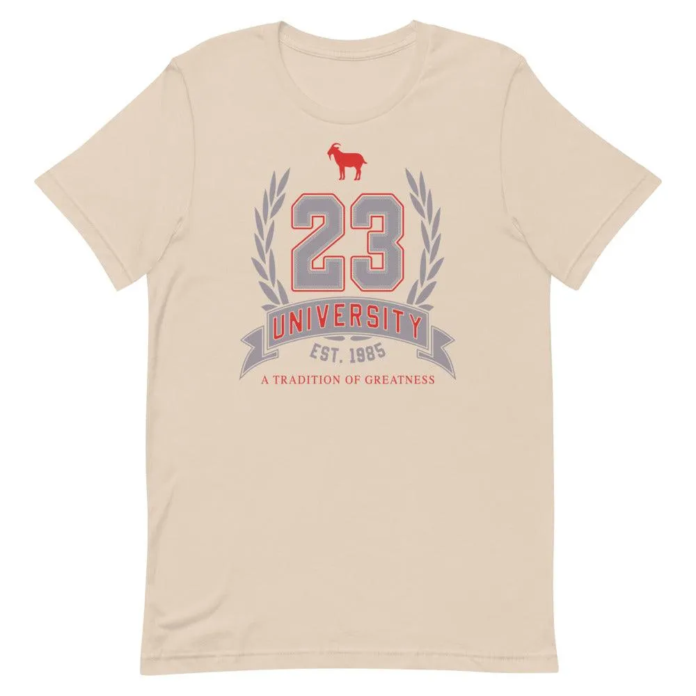 23 University Goat Emoji Shirt to Match Air Jordan 3 SE Canvas