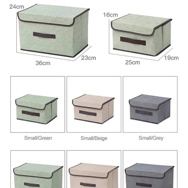 2pcs Foldable Storage Boxes/Organizers