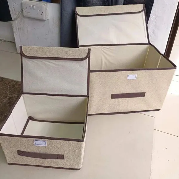 2pcs Foldable Storage Boxes/Organizers