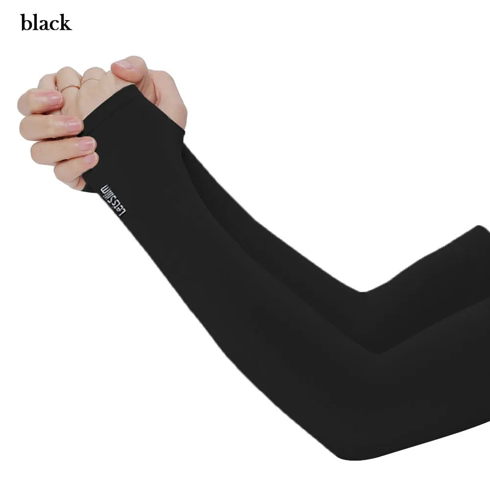 2Pcs Unisex Cooling Arm Sleeves Cover Women Men Sports