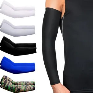 2Pcs Unisex Cooling Arm Sleeves Cover Women Men Sports