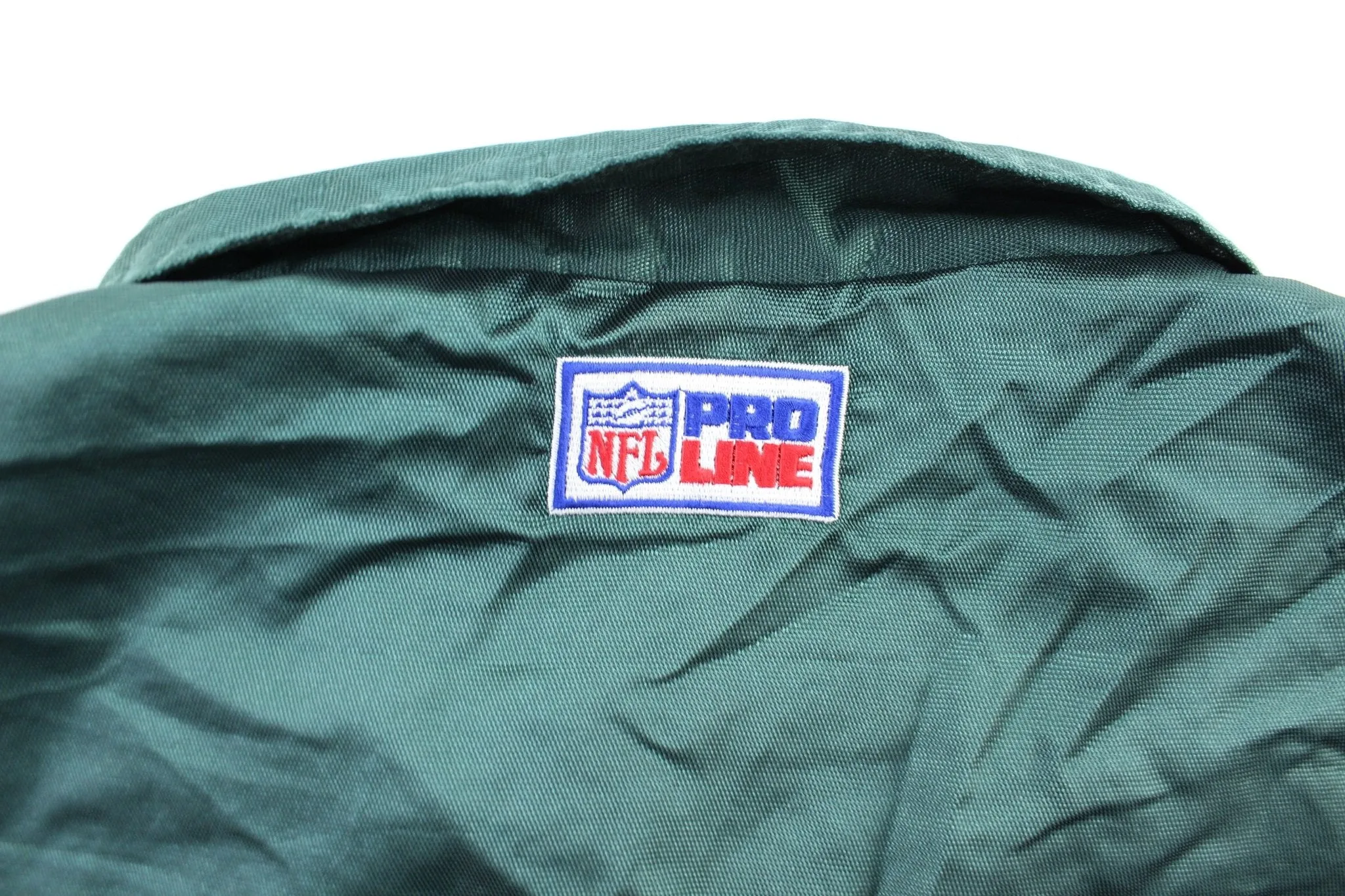 90's Green Bay Packers Embroidered LogoAthletic Zip Up Jacket