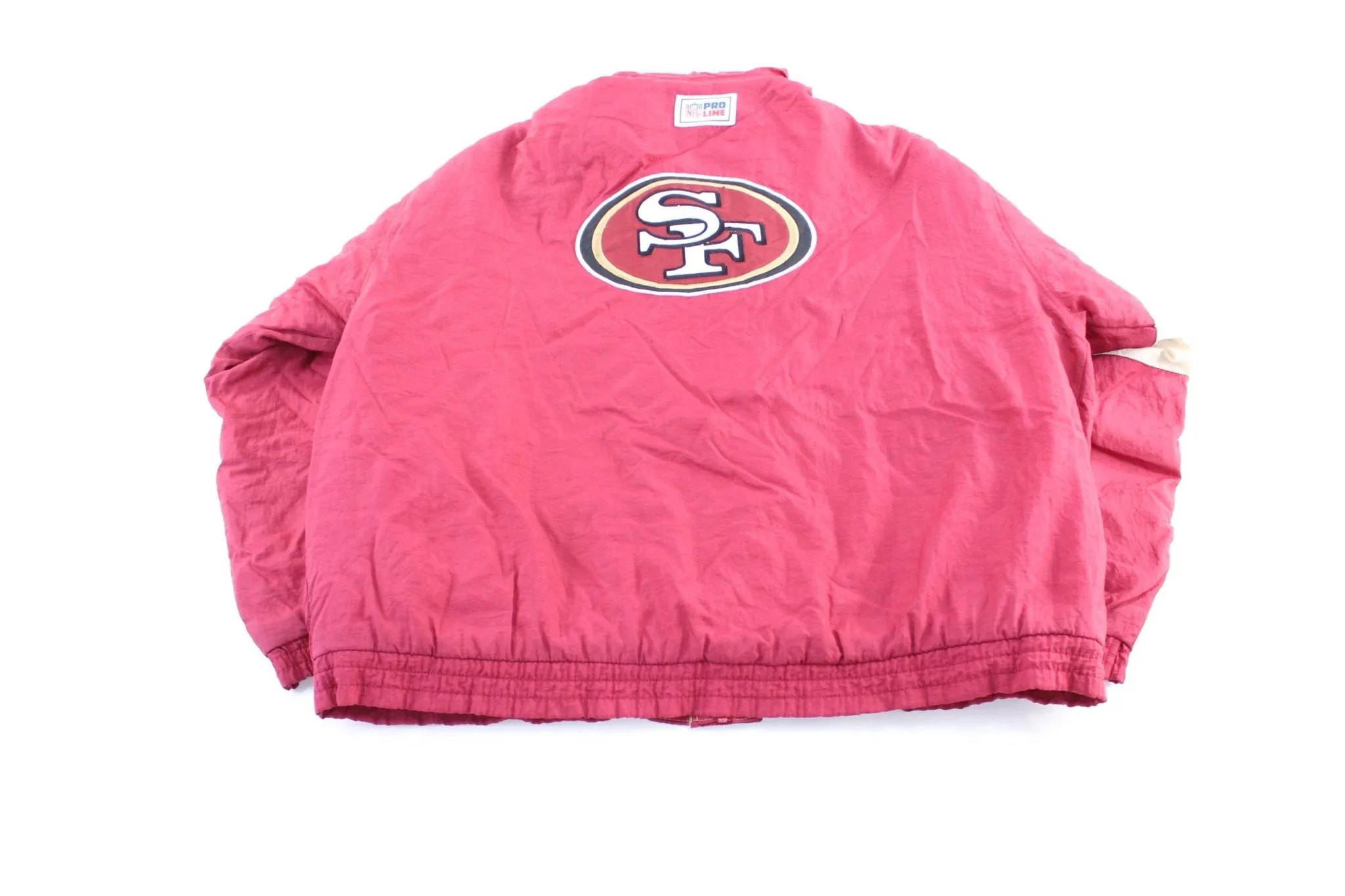 90's Reebok Embroidered Logo San Francisco 49ers Zip Up Jacket