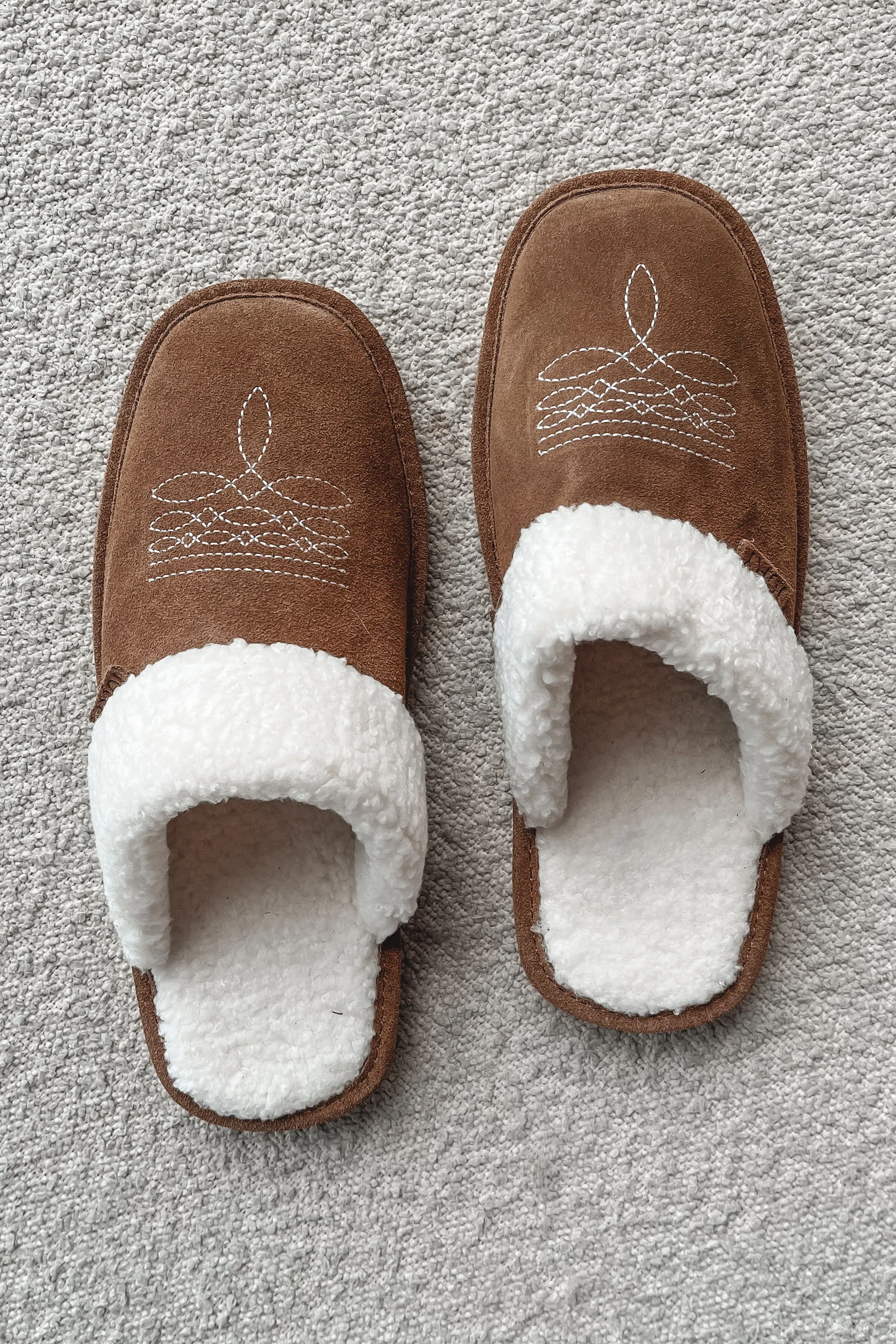 A Comfy Cowgirl Vegan Western House Slippers