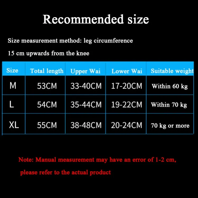 A Pair  Extended Sports Knee Pads Thigh and Calf Cover Outdoor Climbing Football Basketball Riding Protective Gear, Specification: M (White)