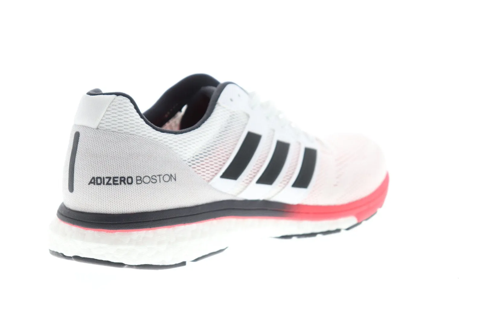 Adidas Adizero Boston 7 B37381 Mens White Canvas Athletic Gym Running Shoes