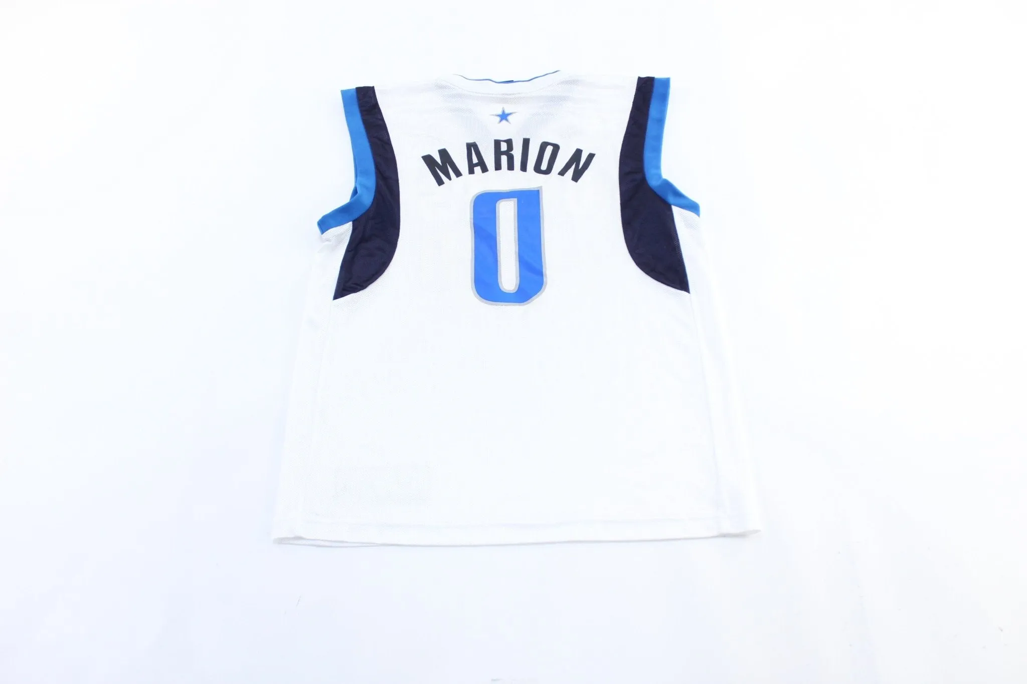 Adidas Embroidered Logo Dallas Mavericks Shawn Marion Jersey