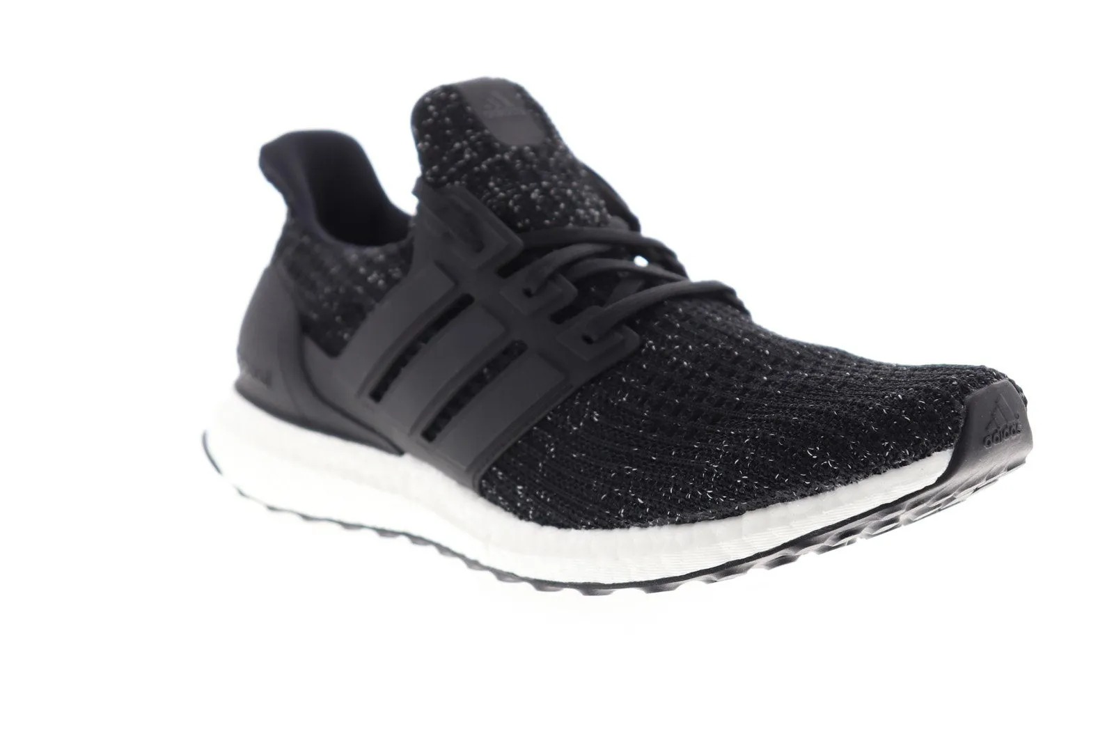 Adidas Ultra Boost F36153 Mens Black Canvas Lace Up Athletic Running Shoes