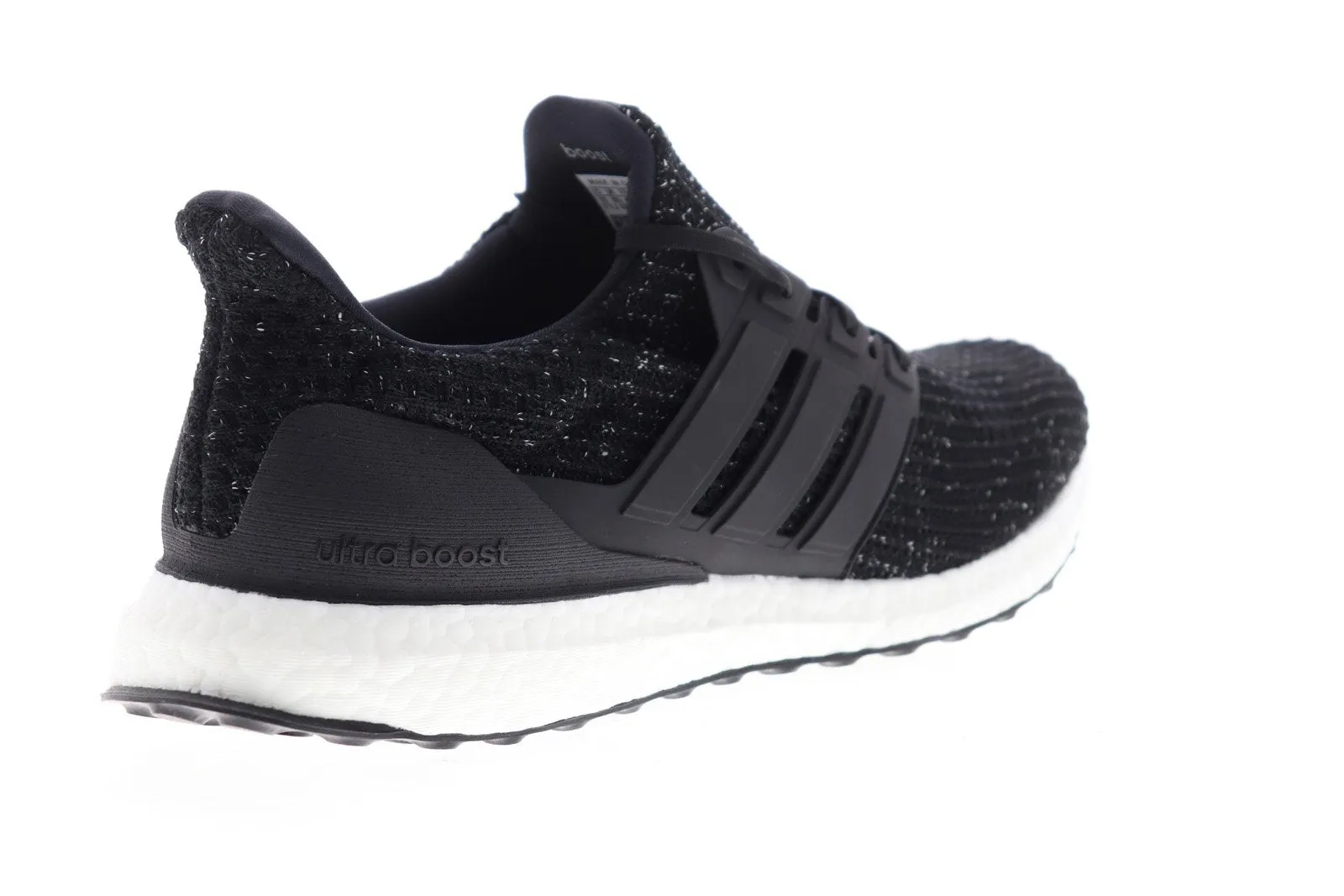 Adidas Ultra Boost F36153 Mens Black Canvas Lace Up Athletic Running Shoes