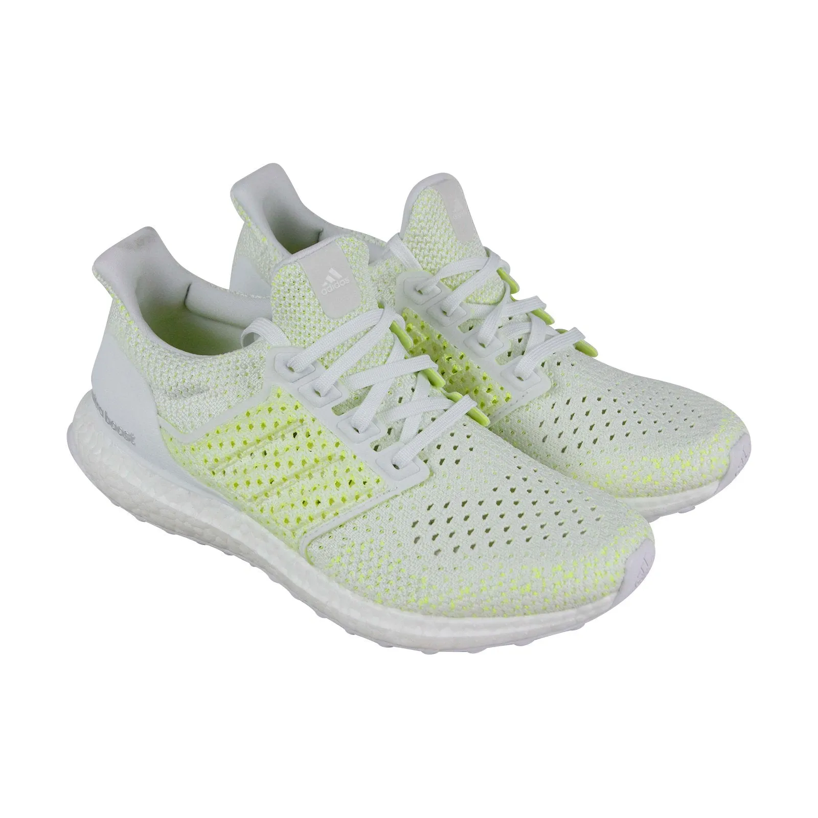 Adidas Ultraboost Clima AQ0481 Mens White Canvas Lace Up Athletic Running Shoes