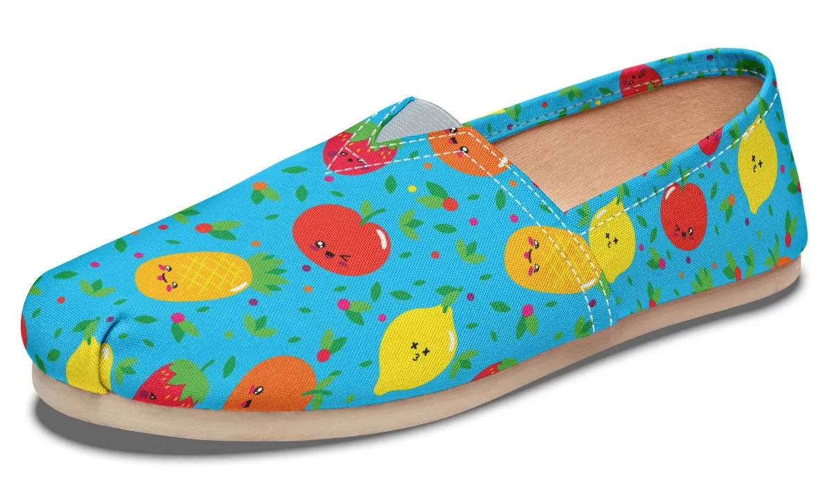 Adorable Fruit Pattern Casual Shoes