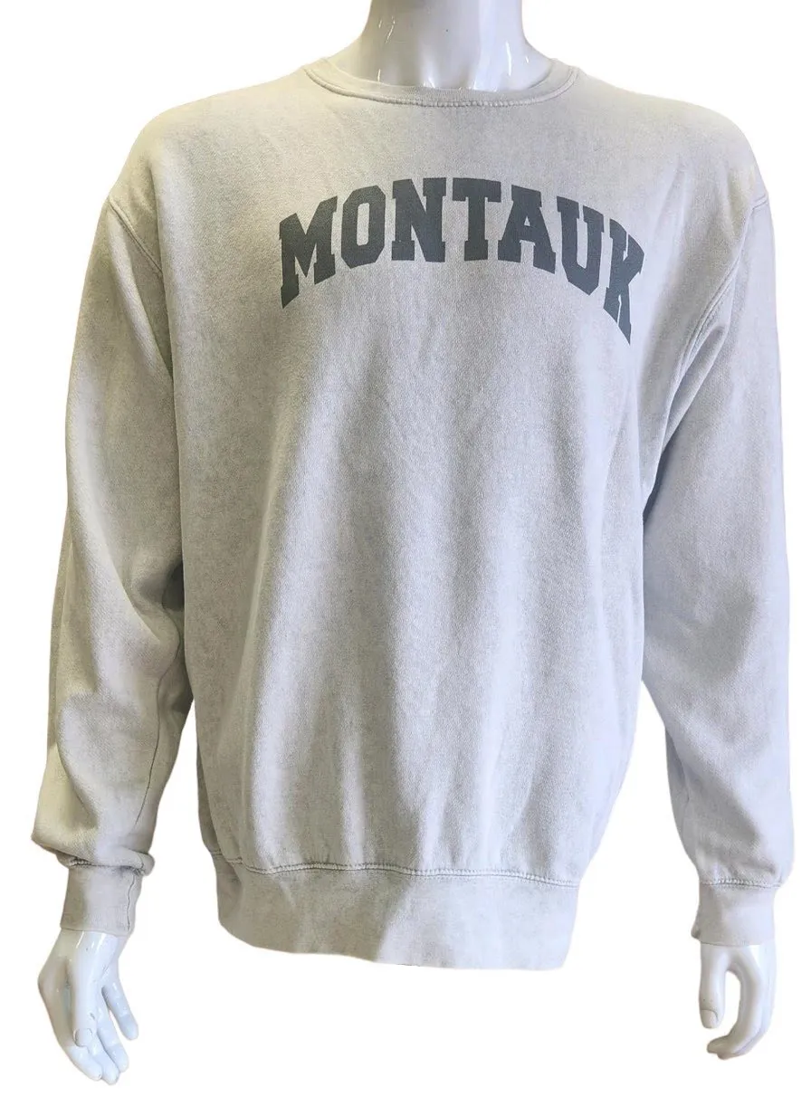 Adult Unisex Screen Printed Montauk Crewneck