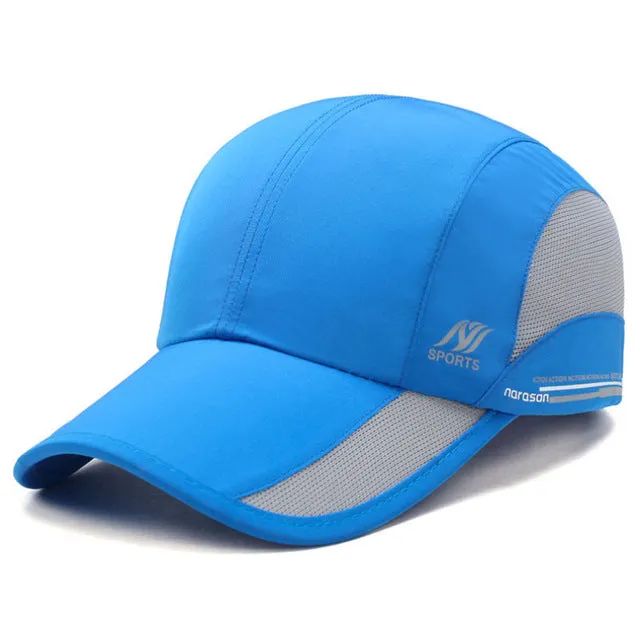 [AETRENDS] 2017 Summer Waterproof Mesh Cap Men's Baseball Cap Women Sun Hats Quick-Drying Breathable Caps Z-5077