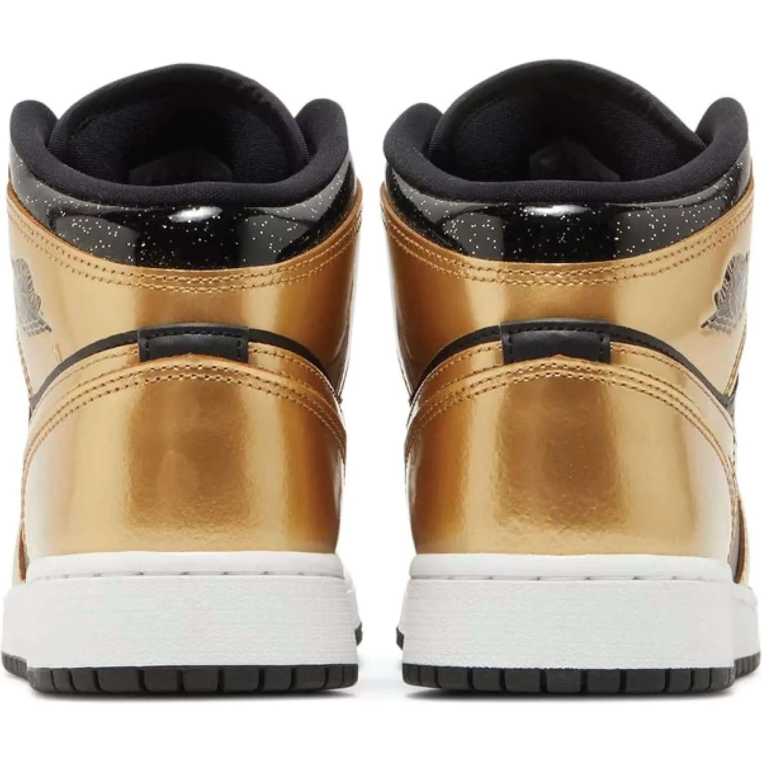 Air Jordan 1 Mid SE GS 'Metallic Gold Black'