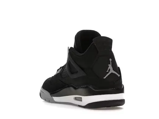 Air Jordan Retro 4 Black Canvas (GS)