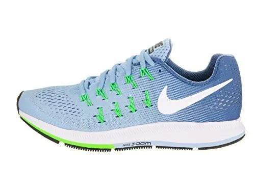 Air Zoom Pegasus 33 Bluecap/White Ocean Fog Rg Grn Running Shoe 8 US