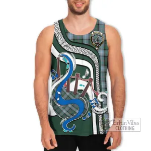 Alexander of Menstry Hunting Tartan Men's Tank Top with Epic Bagpipe Style