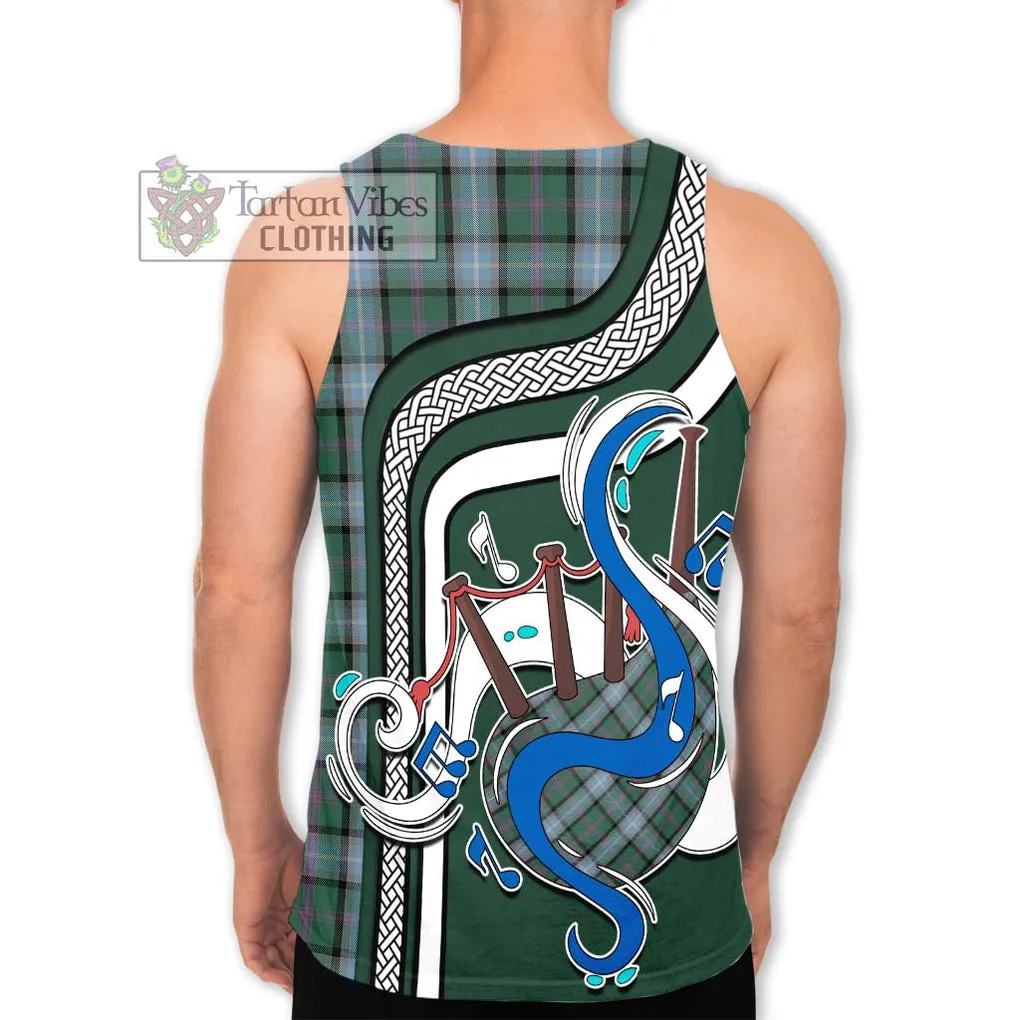 Alexander of Menstry Hunting Tartan Men's Tank Top with Epic Bagpipe Style