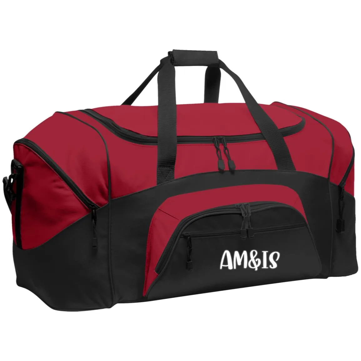 AM&IS Activewear Colorblock Sport Duffel