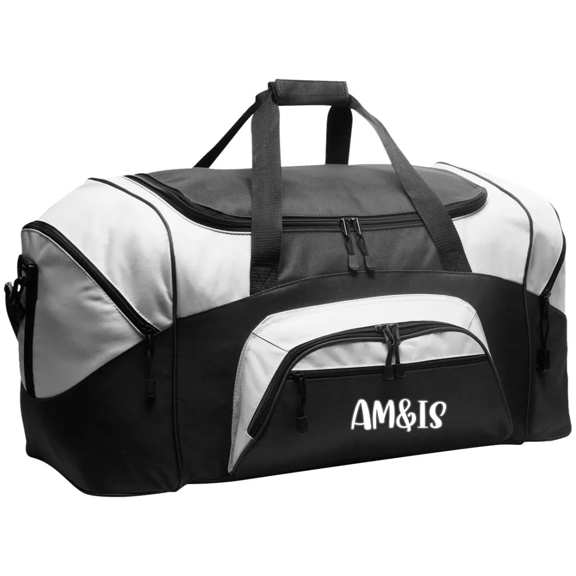 AM&IS Activewear Colorblock Sport Duffel