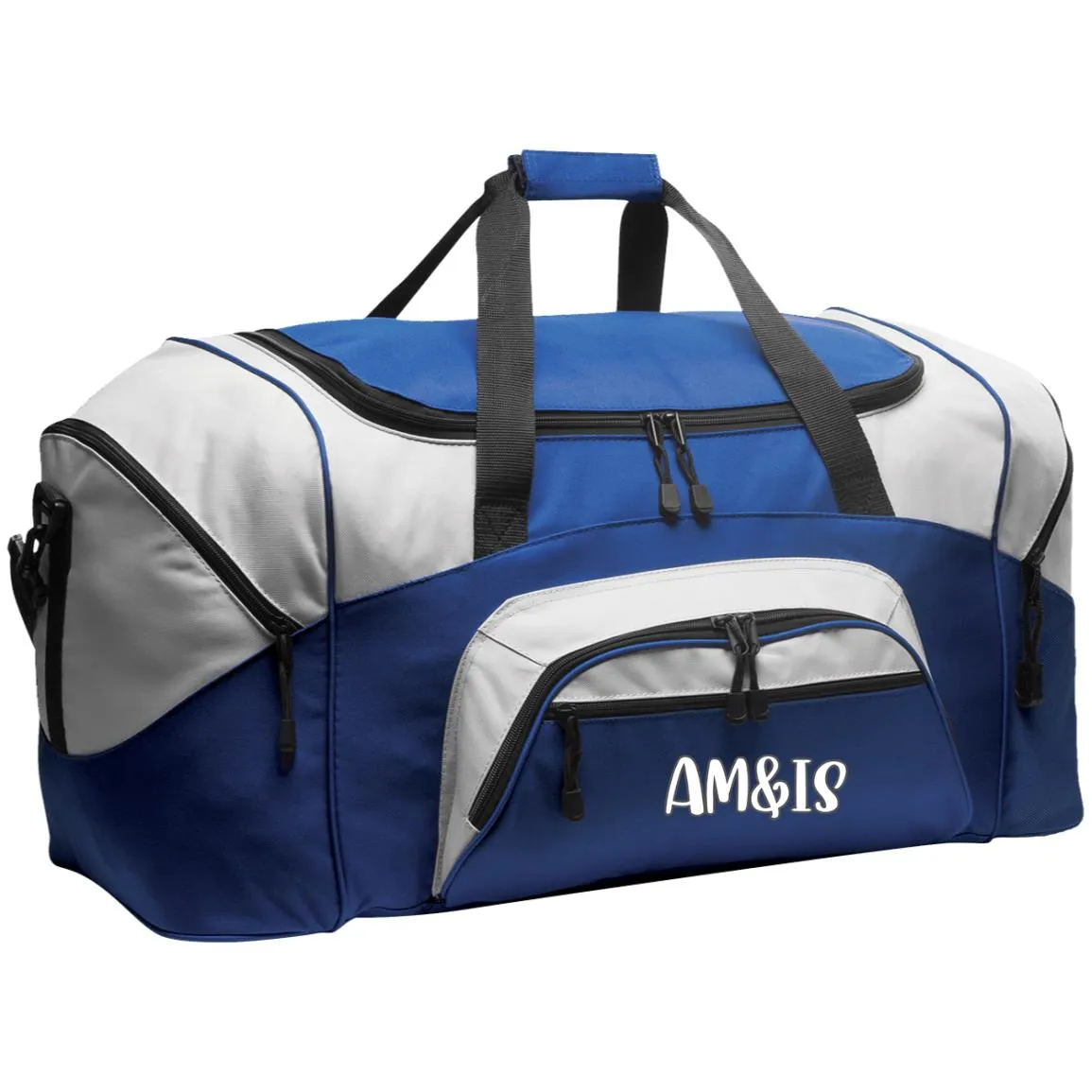 AM&IS Activewear Colorblock Sport Duffel