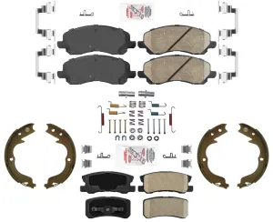 AmeriBRAKES Ceramic Brake Pads For Mitsubishi Outlander 2010-2012 W/ 3rd Row