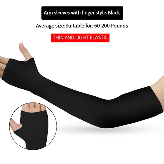 Arm Sleeves Ice Fabric Breathable Quick Dry