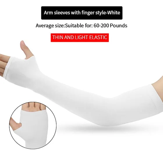 Arm Sleeves Ice Fabric Breathable Quick Dry