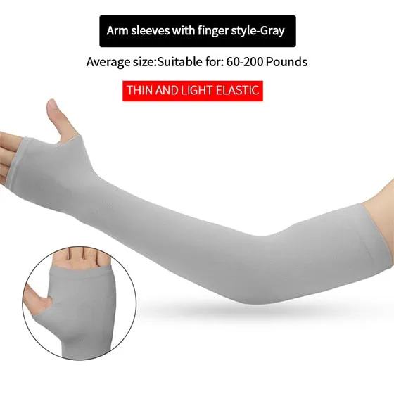 Arm Sleeves Ice Fabric Breathable Quick Dry