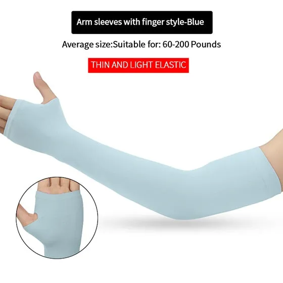 Arm Sleeves Ice Fabric Breathable Quick Dry