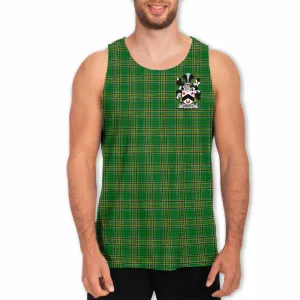 Arnott Irish Clan Tartan Men's Tank Top with Coat of Arms