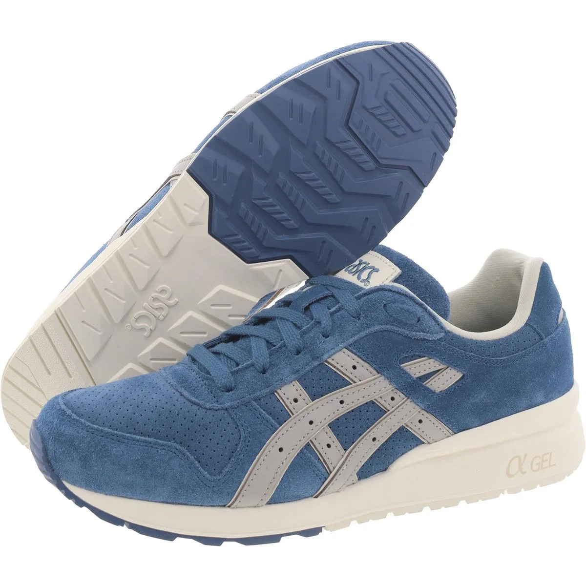 Asics Mens GT II Suede Lace-Up Running & Training Shoes