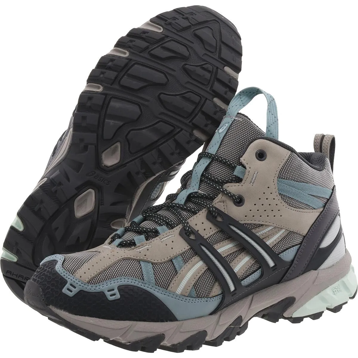 Asics Mens Lace-Up Padded Insole Hiking Shoes