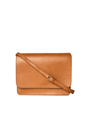 Audrey Cognac Apple Leather