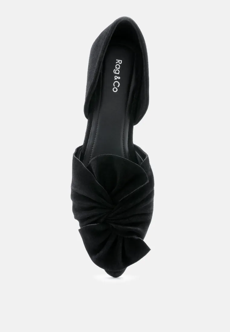 BAAKO Black Knotted Shoe