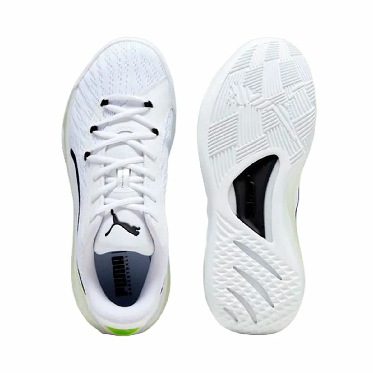 Basketball Shoes for Adults Puma All-Pro Nitro White