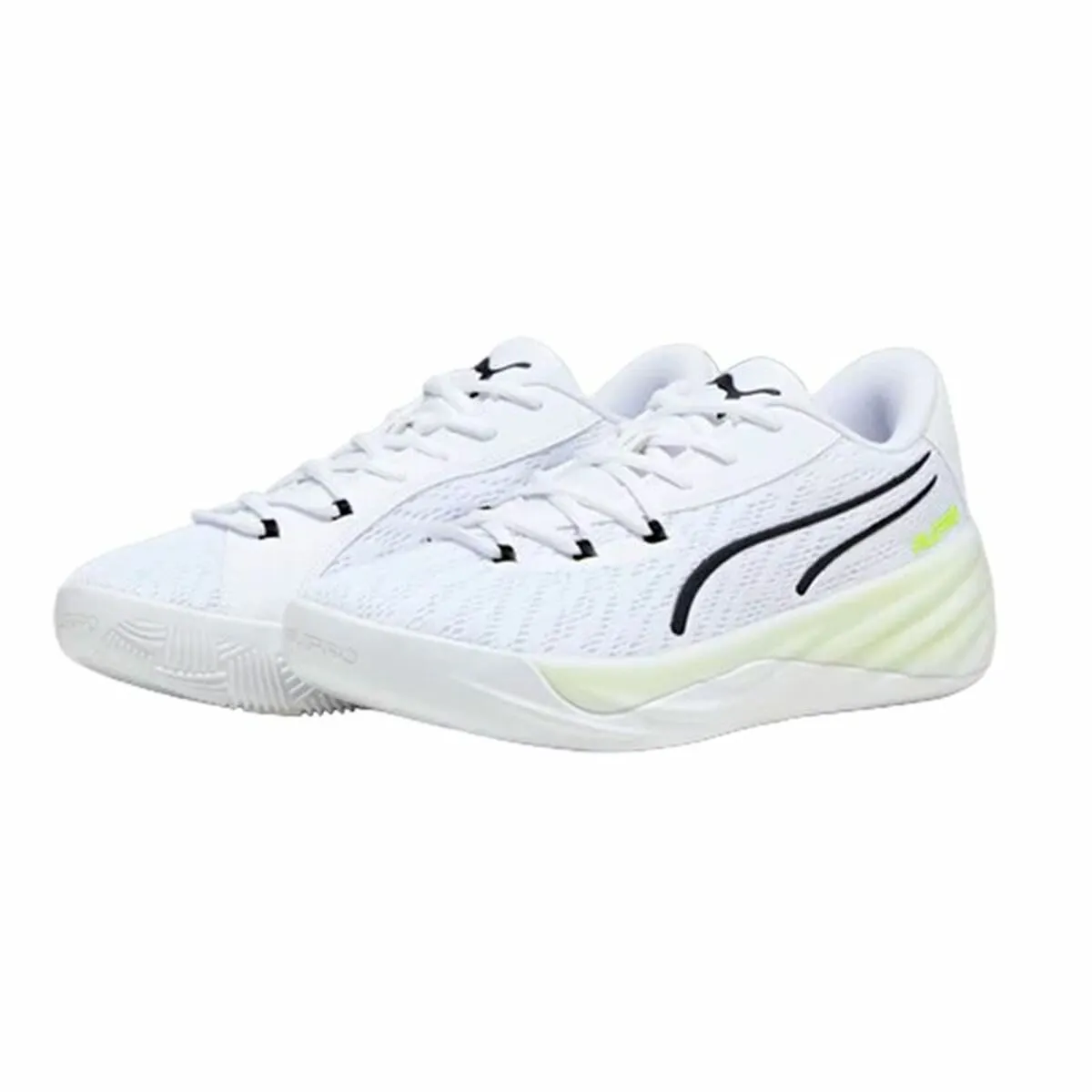 Basketball Shoes for Adults Puma All-Pro Nitro White