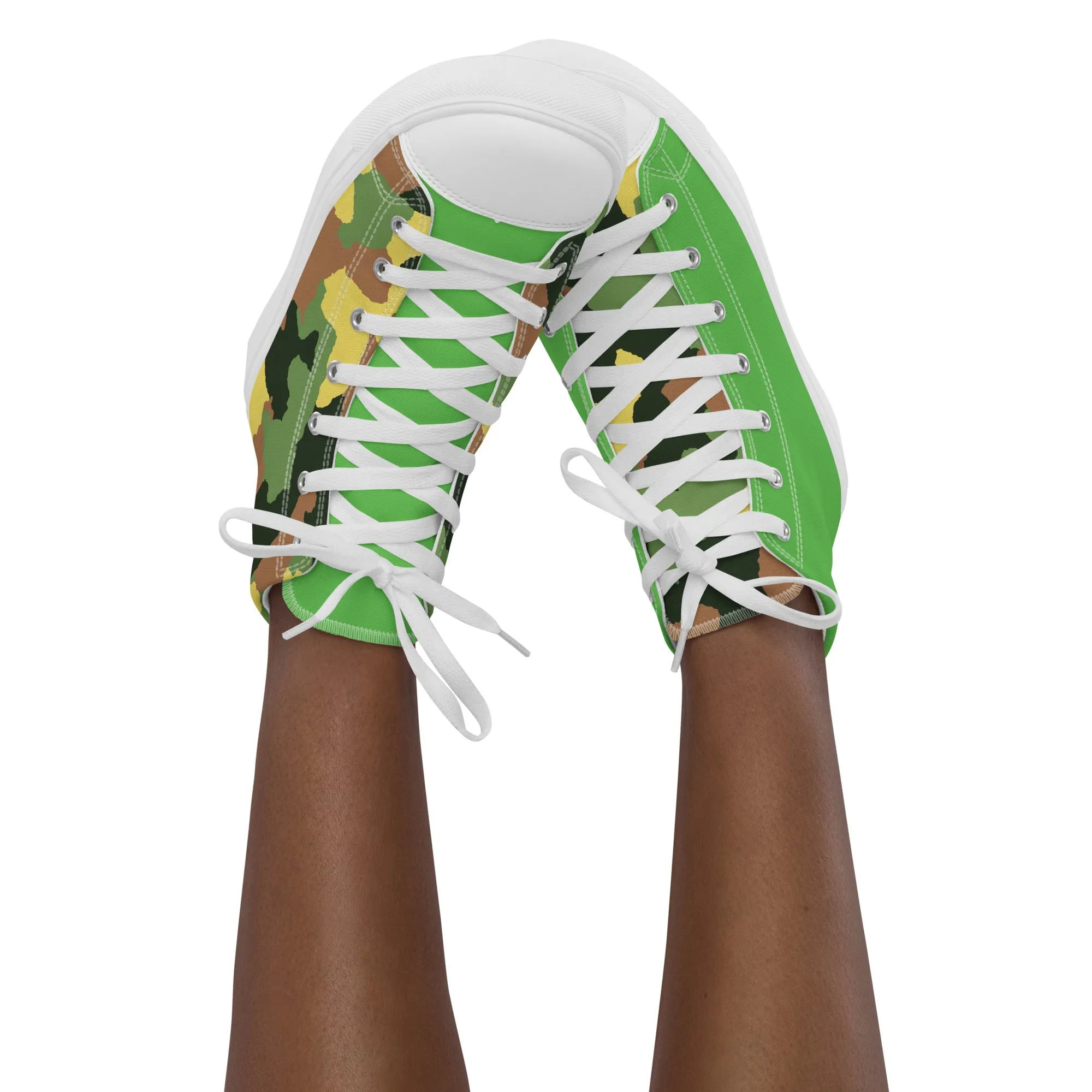 Beauty and the Beat Women’s high top canvas shoes