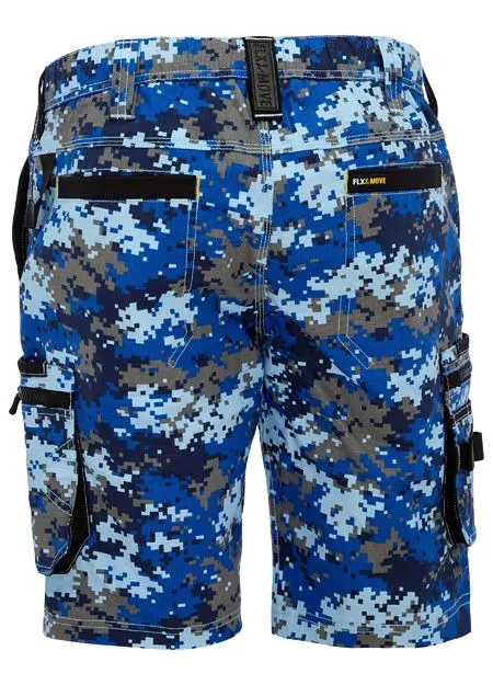 Bisley Flx & Move Stretch Canvas Camo Cargo Short - Limited Edition (BSHC1337)