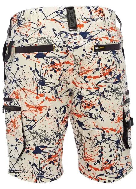 Bisley Flx & Move Stretch Canvas Camo Cargo Short - Limited Edition (BSHC1337)