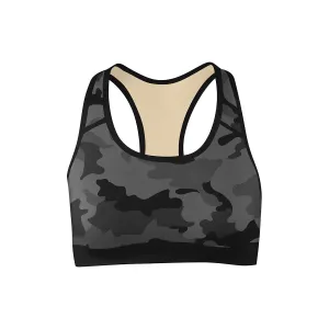 Black Camo Sports Bra