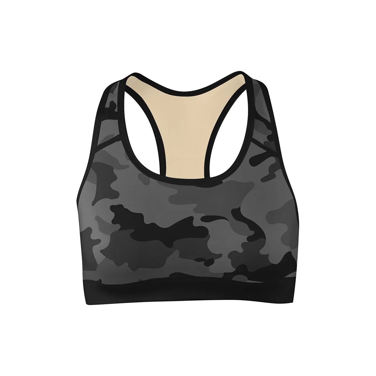 Black Camo Sports Bra