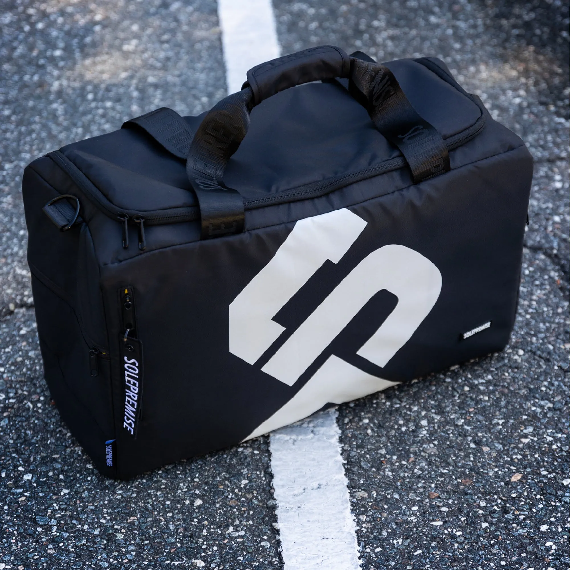 Black Sneaker Duffle Bag