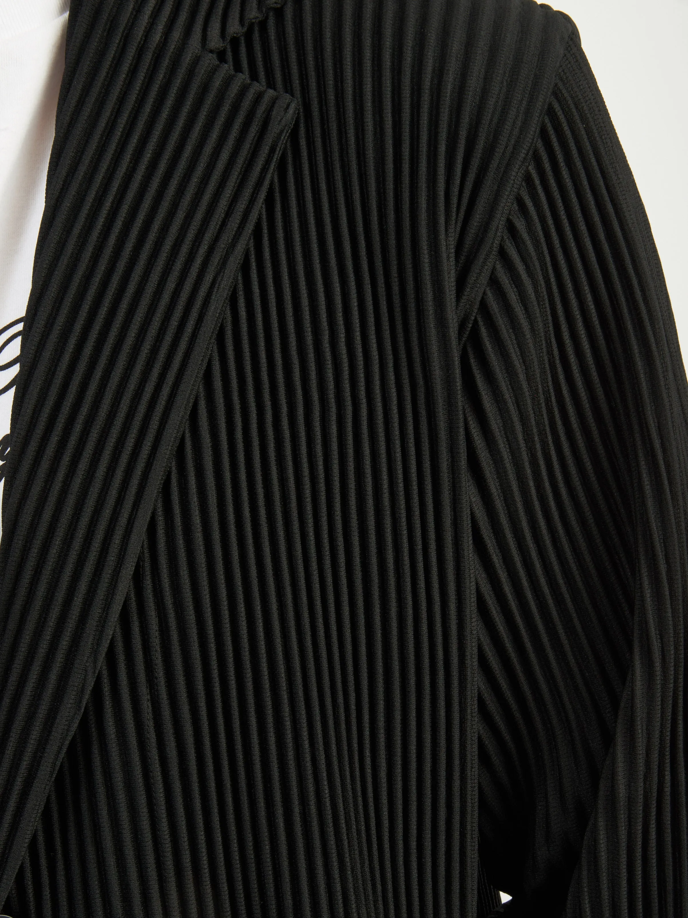 Black Tailored Pleats 1 Blazer