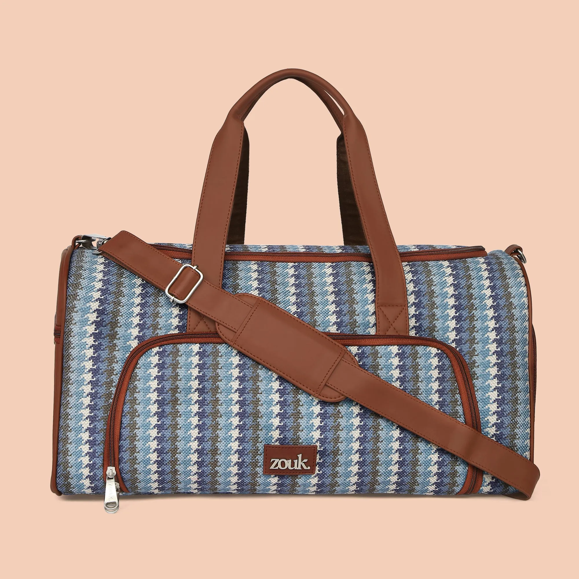 Bombay Houndstooth Weekender Duffel Bag