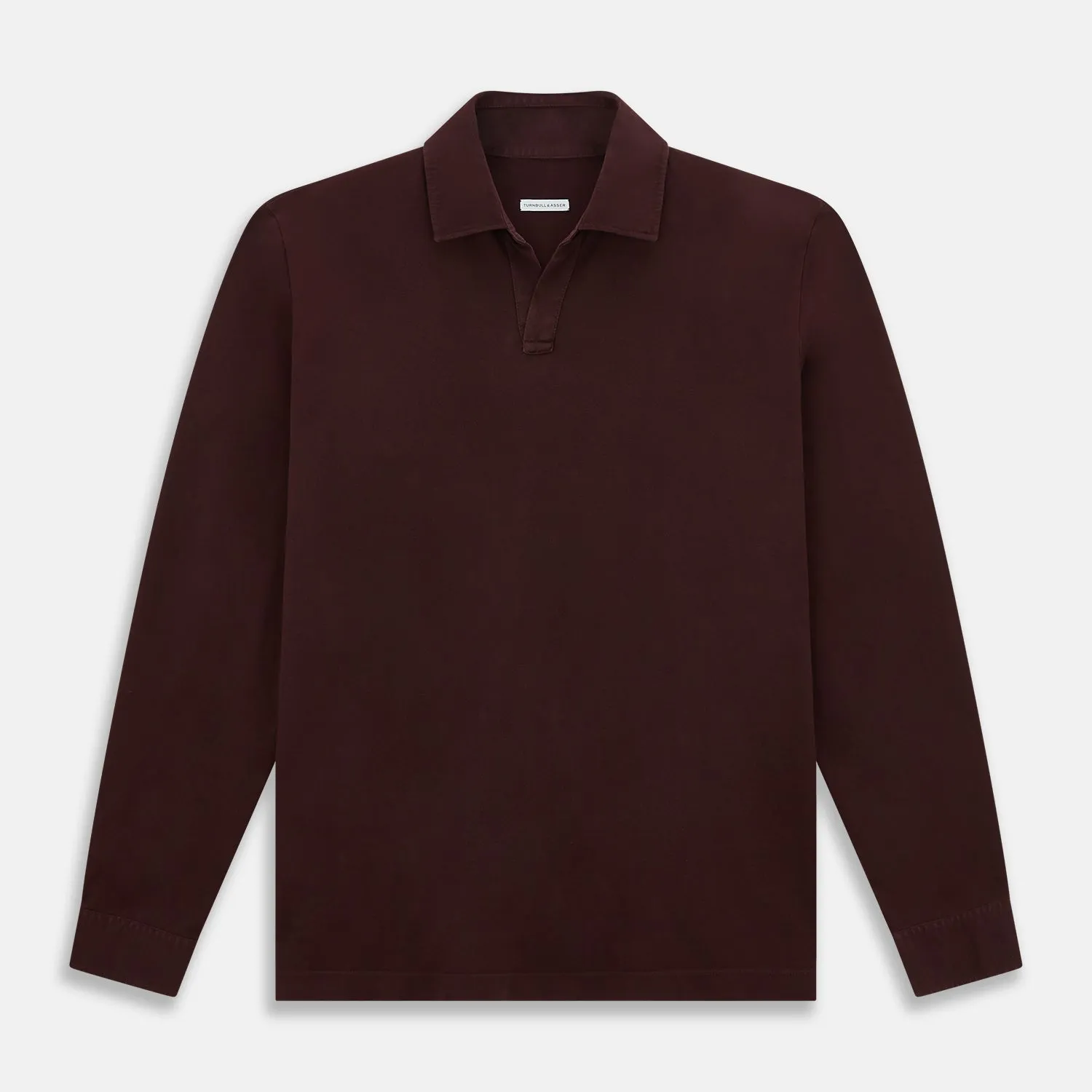 Burgundy Rugby Polo Shirt