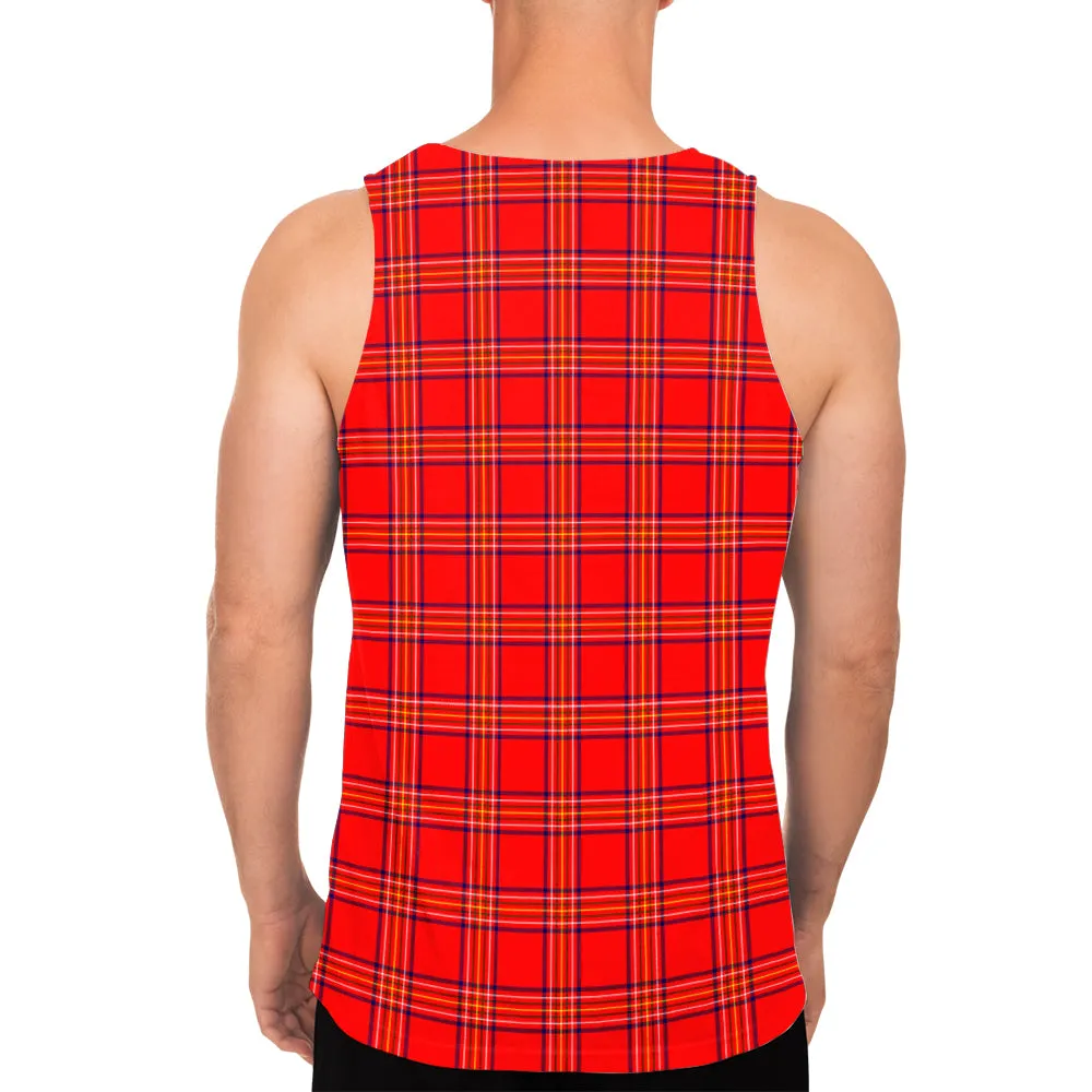 Burnett Modern Tartan Mens Tank Top